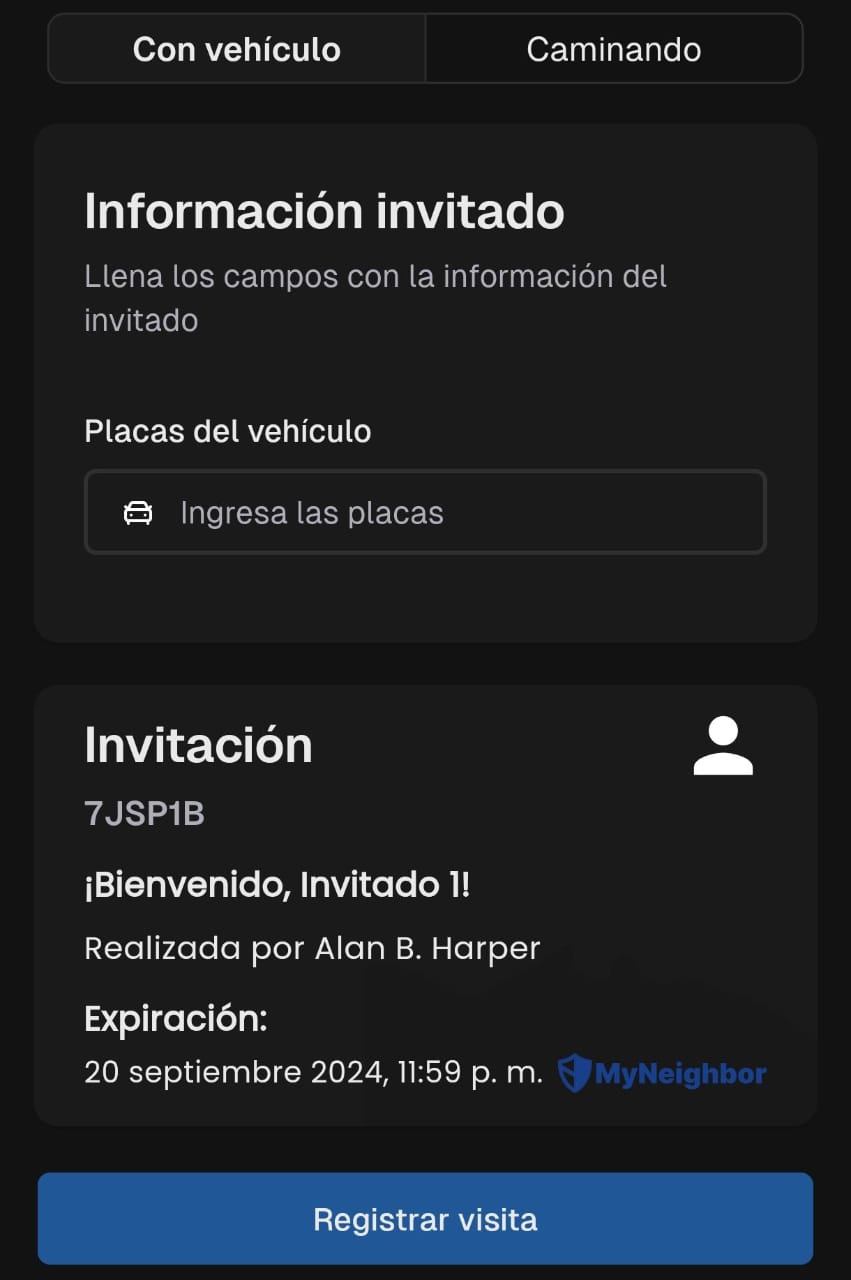 Invitación leída