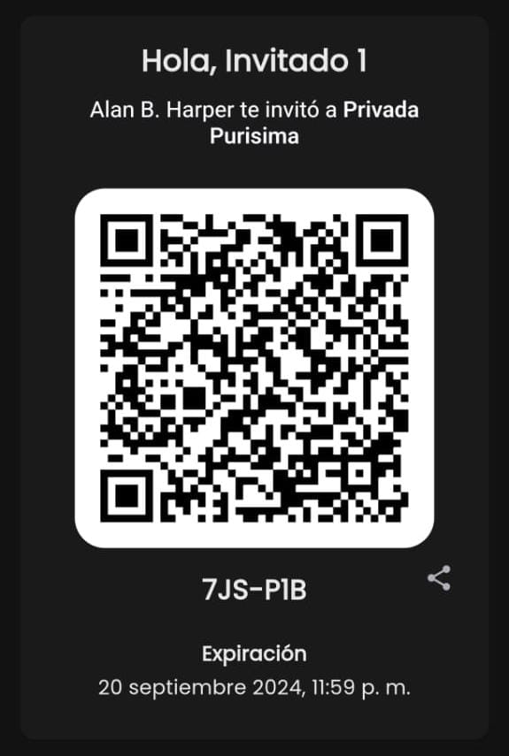 Invitación en app